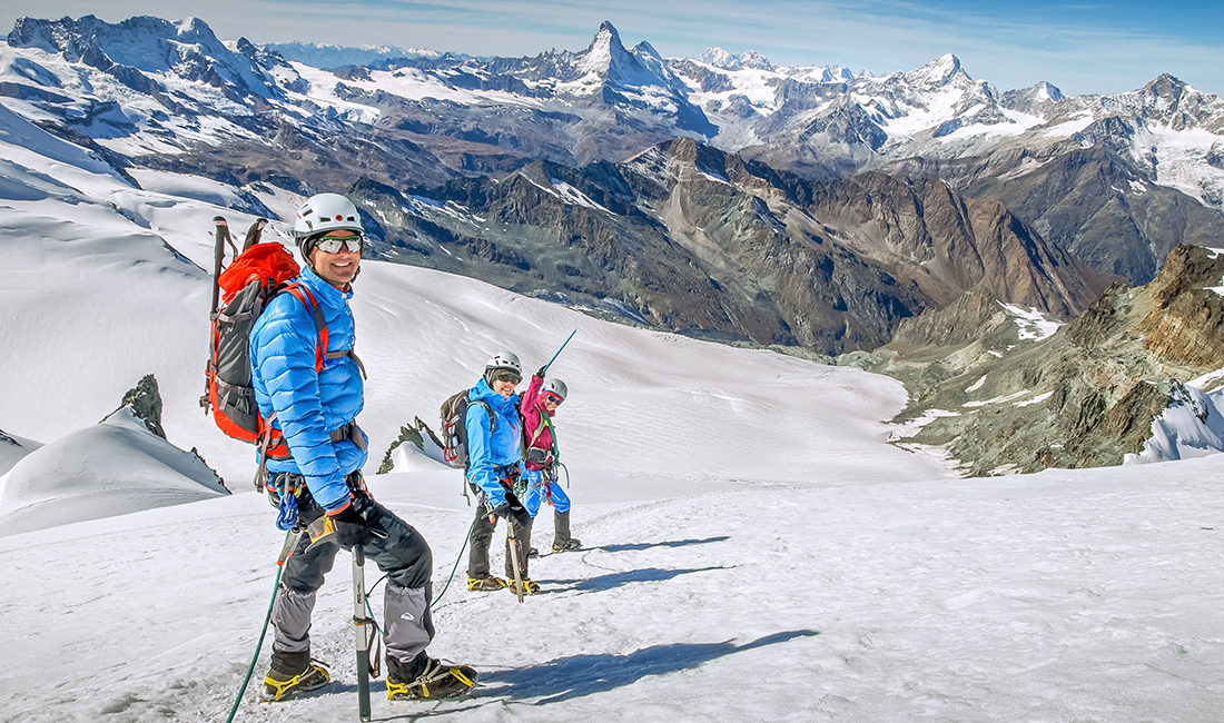 mountaineers in Switzerland