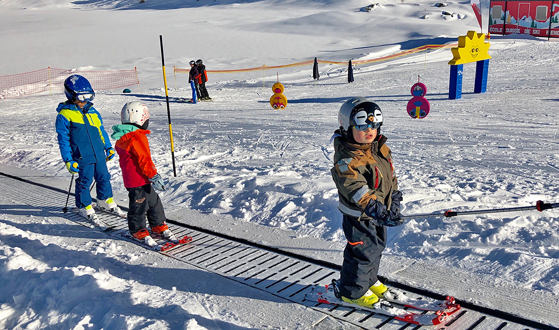 ski training park for kids